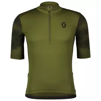 Велосипедный трикотаж Scott Gravel 10 S/S, цвет Fir Green/Black