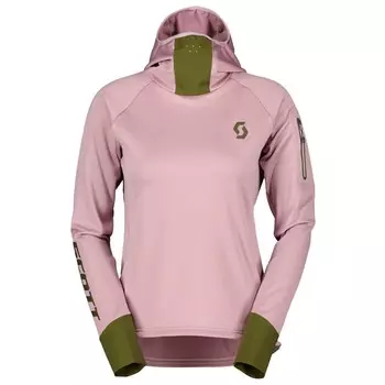 Велосипедный трикотаж Scott Hoody Trail Storm L/S, цвет Cloud Pink