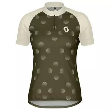 Велосипедный трикотаж Scott Women's Endurance 30 S/S, цвет Fir Green/Soft Yellow