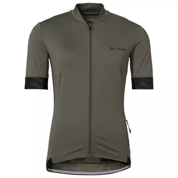 Велосипедный трикотаж Vaude Women's Kuro Full Zip Tricot II, хаки