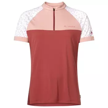 Велосипедный трикотаж Vaude Women's Ledro Print Shirt, цвет Brick