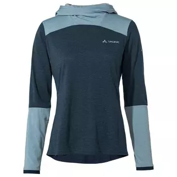 Велосипедный трикотаж Vaude Women's Tremalzo L/S Shirt, цвет Dark Sea