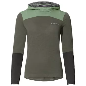 Велосипедный трикотаж Vaude Women's Tremalzo L/S Shirt, хаки