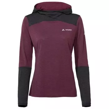 Велосипедный трикотаж Vaude Women's Tremalzo L/S Shirt, цвет Cassis Uni
