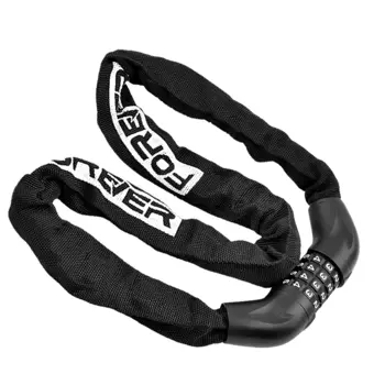 Велосипедный замок FOREVER, цепной замок, противоугонный замок с паролем для горного велосипеда, стальной тросовый замок, универсальный цепной замок, 4-значный пароль