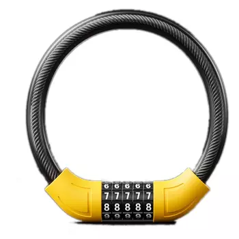 Велосипедный замок Phoenix, противоугонный замок, парольный замок, электрический велосипед, горный велосипед, детский велосипедный замок, портативный кольцевой замок, аксессуары для оборудования