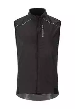 Велосипедный жилет из березы с ветрозащитным дизайном для езды на велосипеде и горном велосипеде Endurance, черный
