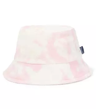 Велюровая панама с принтом тай-дай Vilebrequin Kids, розовый