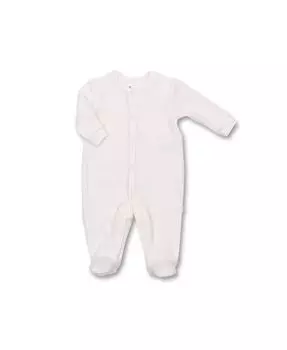 Велюровая пижама для маленьких мальчиков и девочек Snugabye, белый