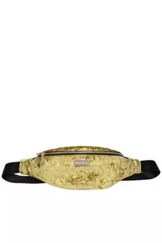Велюровая поясная сумка Claudia Canova, золото
