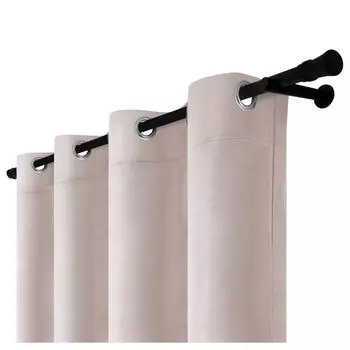 Велюровая штора с люверсами 140х230 см оранжевая ржаво-коричневая бархатная велюровая непрозрачная штора Voppi