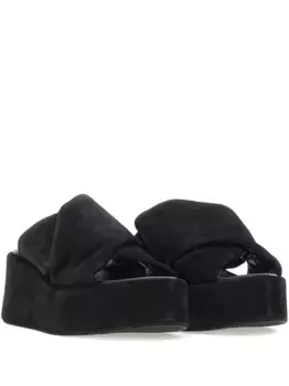 Велюровые босоножки strategia shoes, черный