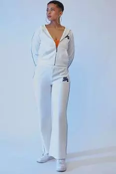 Велюровые брюки FUBU Forever 21, белый