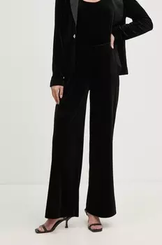 Велюровые брюки Joseph Ribkoff, черный