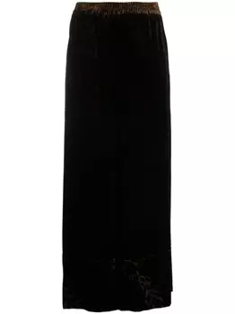 Велюровые брюки Kanada Pierre-Louis Mascia, коричневый