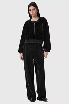 Велюровые брюки VIN Allsaints, черный