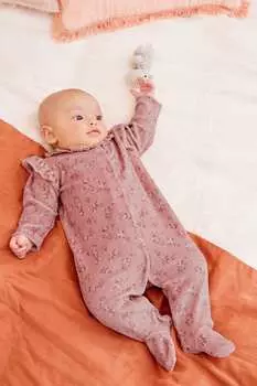 Велюровые комбинезоны (от 0 месяцев до 3 лет) Next, розовый