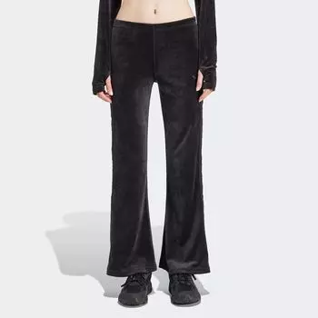 Велюровые леггинсы adidas Originals, цвет black