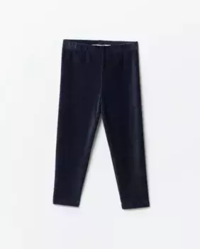 Велюровые леггинсы Sfera, темно-синий