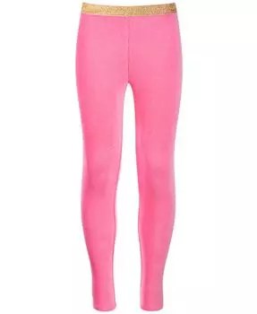 Велюровые леггинсы в рубчик для маленьких девочек Epic Threads, розовый