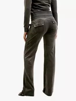 Велюровые спортивные брюки layla Juicy Couture, черный