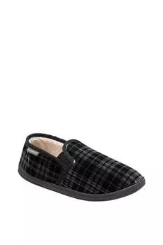 Велюровые тапочки 'Jim' Dunlop, черный