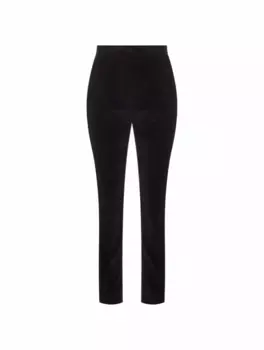 Велюровые зауженные брюки Dolce&Gabbana, черный