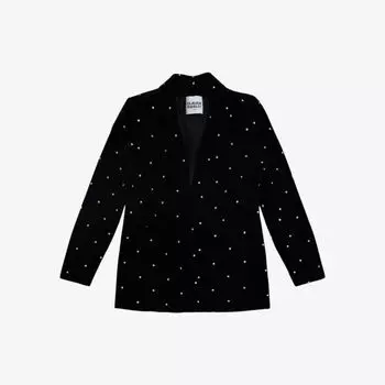 Велюровый блейзер Vittorio с декором Claudie Pierlot, цвет divers