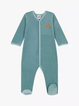 Велюровый комбинезон Baby Bear Petit Bateau, брют
