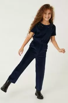 Велюровый комбинезон Fatface Star Fat Face, синий