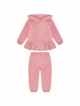 Велюровый спортивный костюм Ralph Lauren, розовый