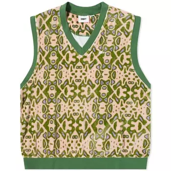 Велюровый жилет Obey Одесса, мультиколор