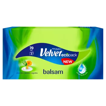 Velvet Balsam салфетки, 70 шт., 1 упаковка