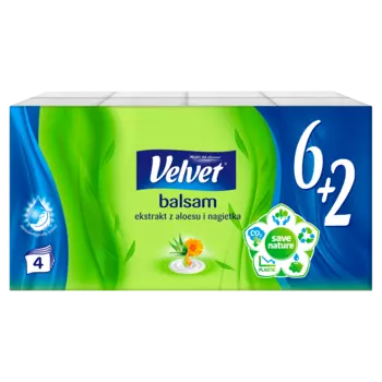 Velvet Balsam салфетки, 8х10 шт/1 упаковка