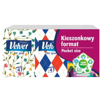 Velvet Minis салфетки, 6х7 шт/1 упаковка