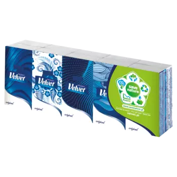 Velvet Original салфетки, 10x9 шт/1 упаковка