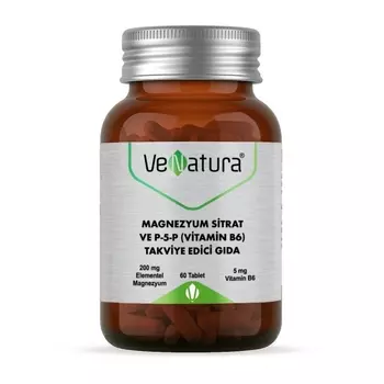 VeNatura Цитрат магния и P-5-P (витамин B6) 60 таблеток