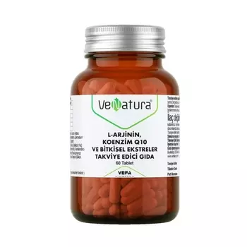 Venatura L-аргинин коэнзим Q10 и растительные экстракты 60 капсул