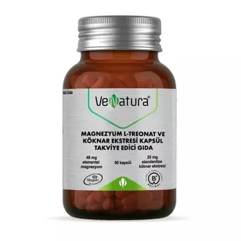 Venatura L-треонат магния и экстракт пихты 90 капсул