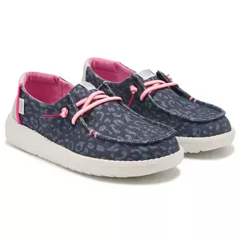 Венди слипоны туфелька маленький/большой ребенок Heydude, голубой