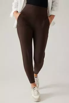 Венецианские джоггеры Athleta, коричневый
