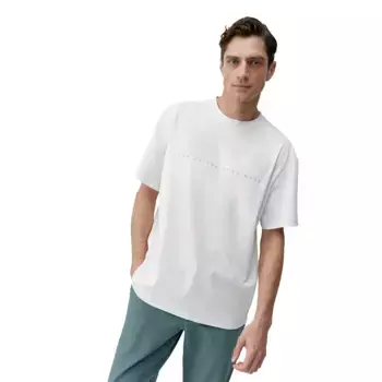 Veneta Born Living Yoga Мужская футболка, кремово-белый