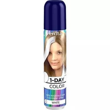 Venita - 1-дневный спрей-окрашиватель для волос Белый 50мл