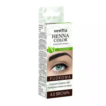 Venita Henna Color Powder Порошковая хна для бровей 4.0 Коричневый 4г