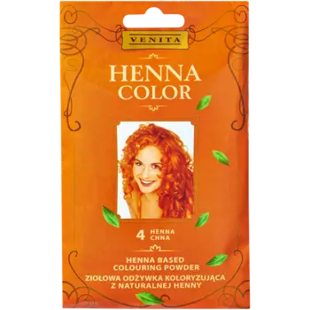 Venita Henna Color травяной краситель-кондиционер с хной для волос 4 ч., 25 г