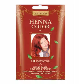 Venita Henna Color травяной краситель-кондиционер с натуральной хной 10 Плоды граната