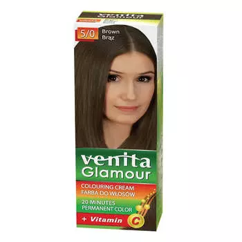 Venita Краска для волос Glamour 5/0 Бронза
