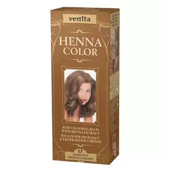 Venita Красящий бальзам Henna Color с экстрактом хны 13 Фундук 75мл