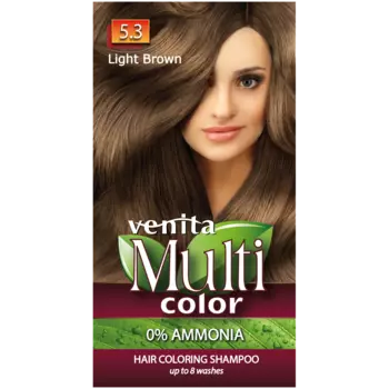 Venita Multi Color шампунь для окрашивания волос 5.3 русый, 40 г