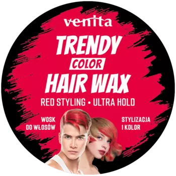 Venita Trendy Color Hair Wax воск-краска для волос красный, 150 мл